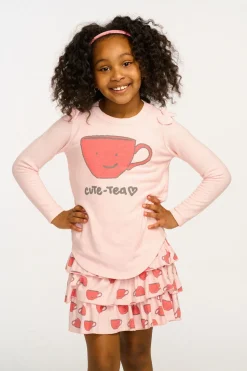 Chaser Brand Cute Tea Long Sleeve Tee Best Sale