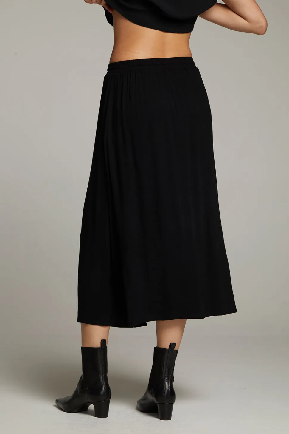 Chaser Brand Darby Licorice Midi Skirt Cheap