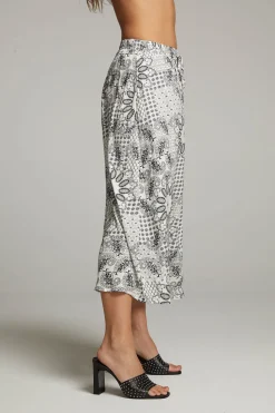 Chaser Brand Darby Paisley Bandana Midi Skirt Cheap