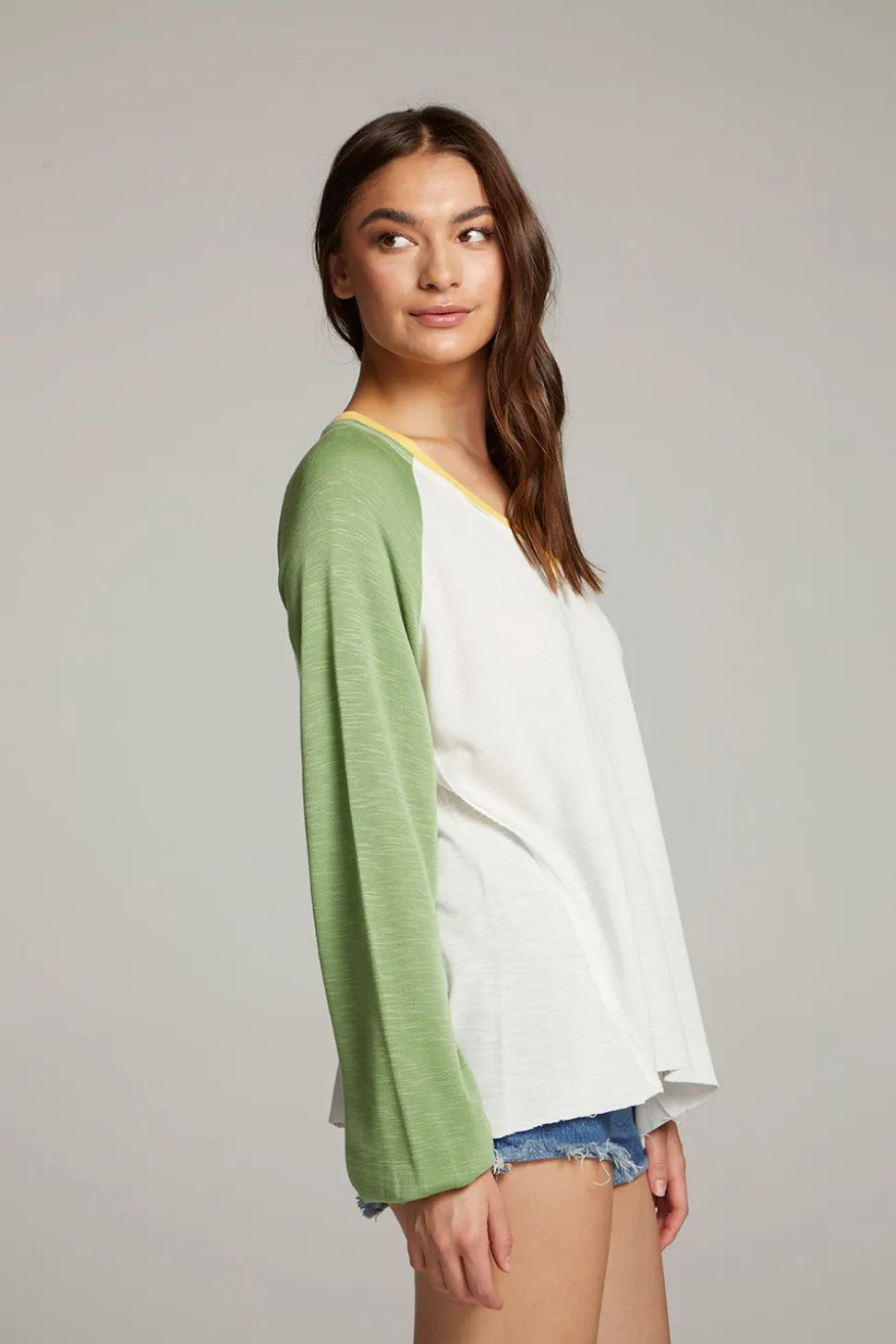 Chaser Brand Demo White Long Sleeve Flash Sale