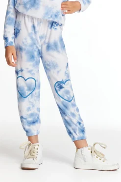 Chaser Brand Denim Tie Dye Heart Cozy Knit Sweatpant Flash Sale