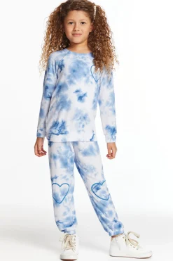 Chaser Brand Denim Tie Dye Heart Cozy Knit Sweatpant Flash Sale