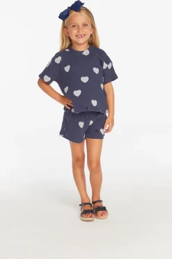 Chaser Brand Devin Beach Hearts Girls Tee Sale