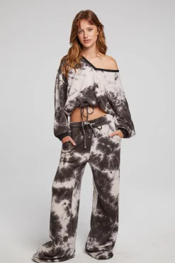 Chaser Brand Diamond Rock Cropped Pullover Best Sale