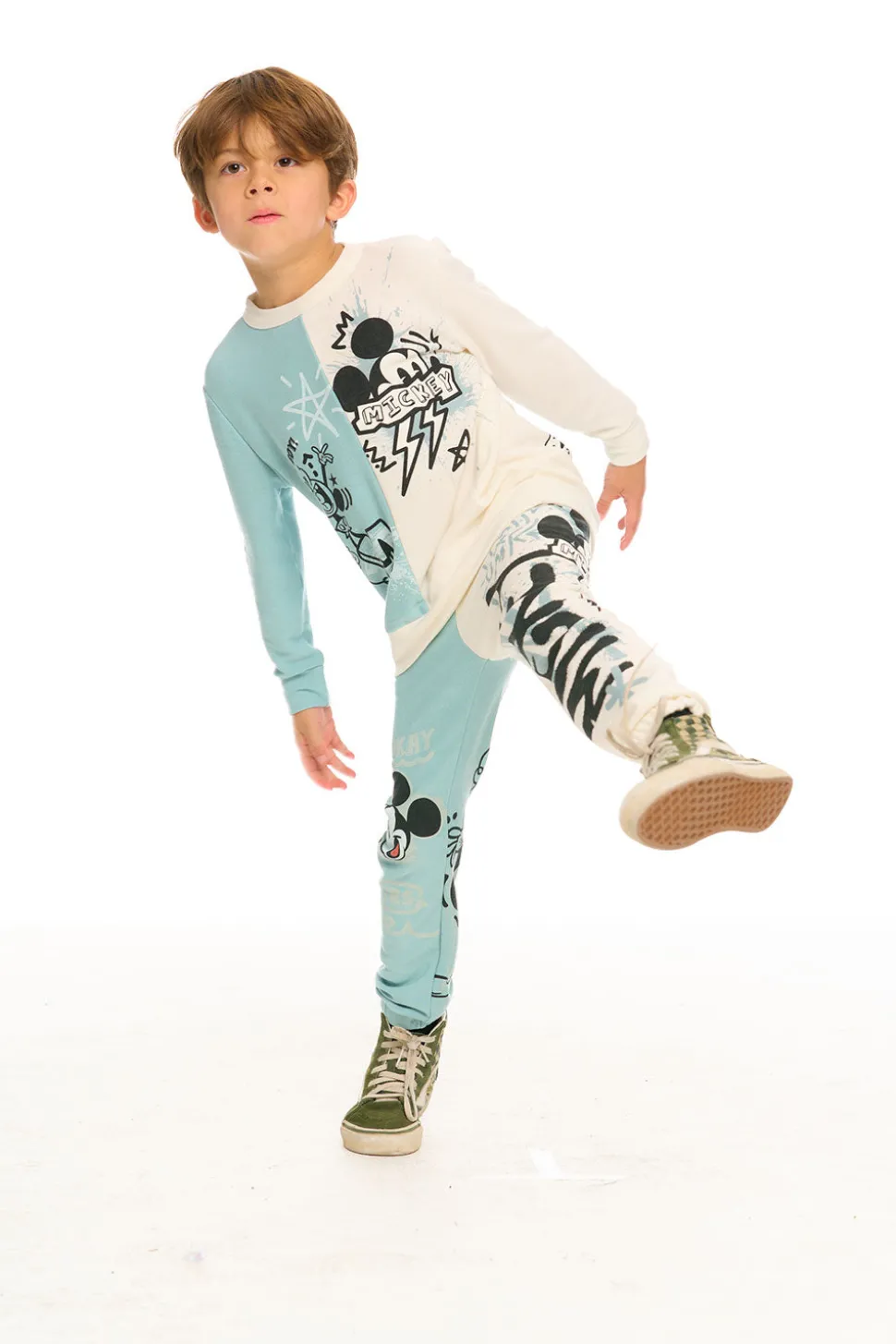 Chaser Brand Disney's Mickey Mouse - Mash Up Pants Discount