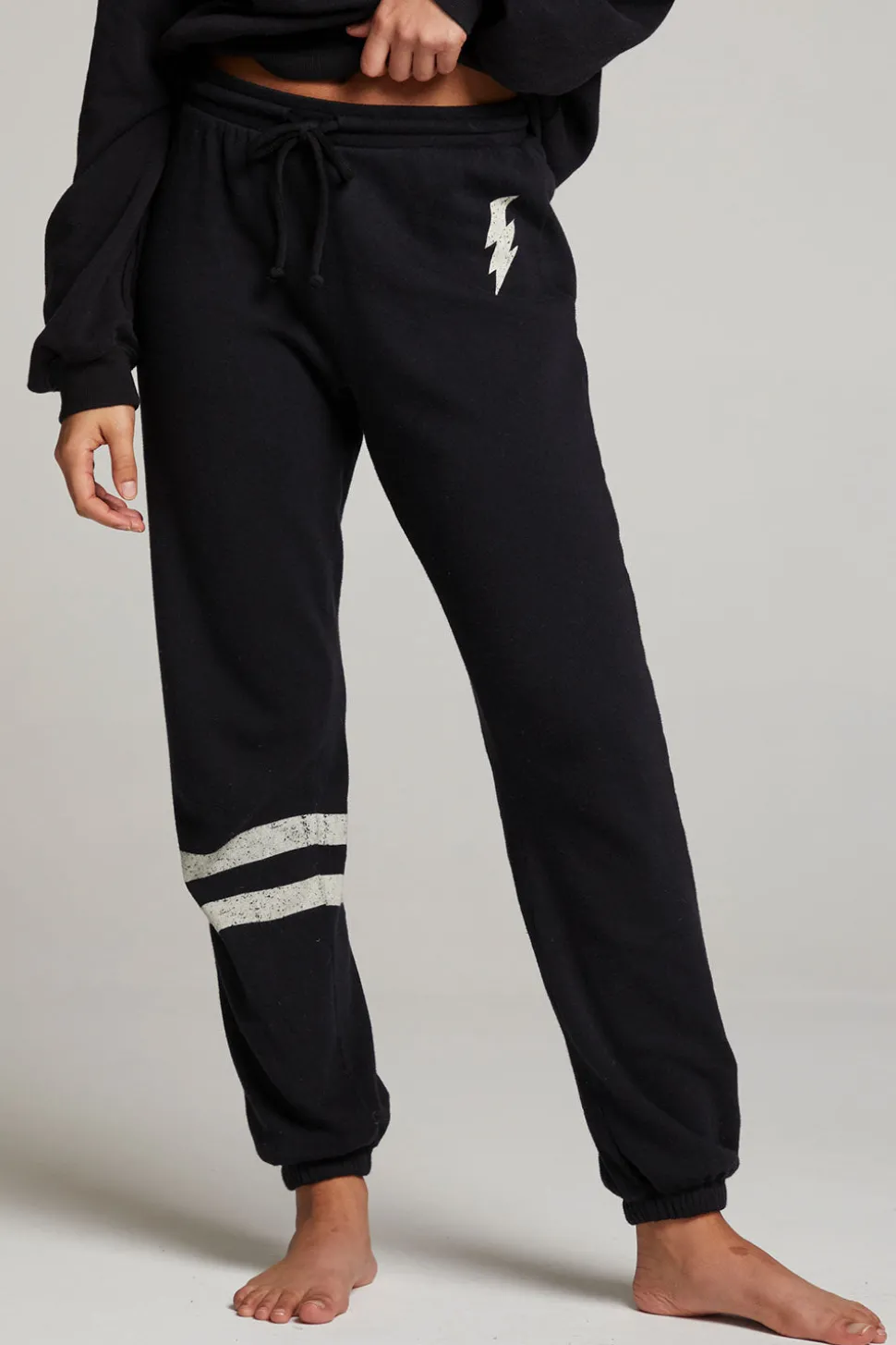 Chaser Brand Distressed Bolt Sweatpant Cheap
