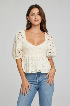 Chaser Brand Dolce Top - Gardenia Clearance