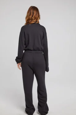 Chaser Brand Dolores Licorice Jumpsuit Outlet