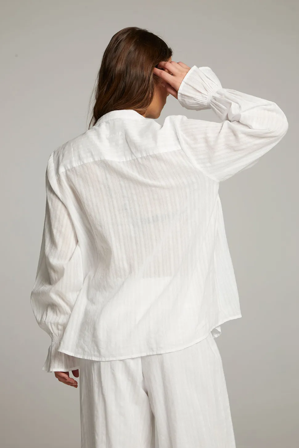 Chaser Brand Dolphin White Button Down Clearance