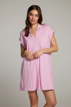 Chaser Brand Downtown Pastel Lavender Mini Dress Shop