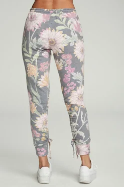 Chaser Brand Drawstring Shirred Cuffed Slim Jogger Cheap