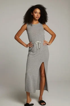 Chaser Brand Durangoo Streaky Grey Maxi Dress Sale