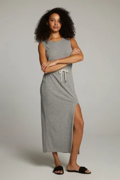 Chaser Brand Durangoo Streaky Grey Maxi Dress Sale
