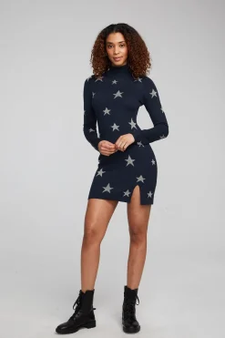 Chaser Brand Edita Star Struck Mini Dress Store