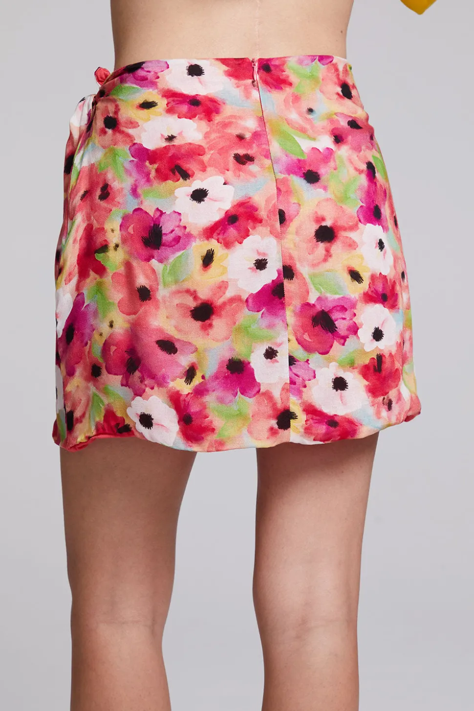 Chaser Brand Elena Poppy Floral Mini Skirt Flash Sale