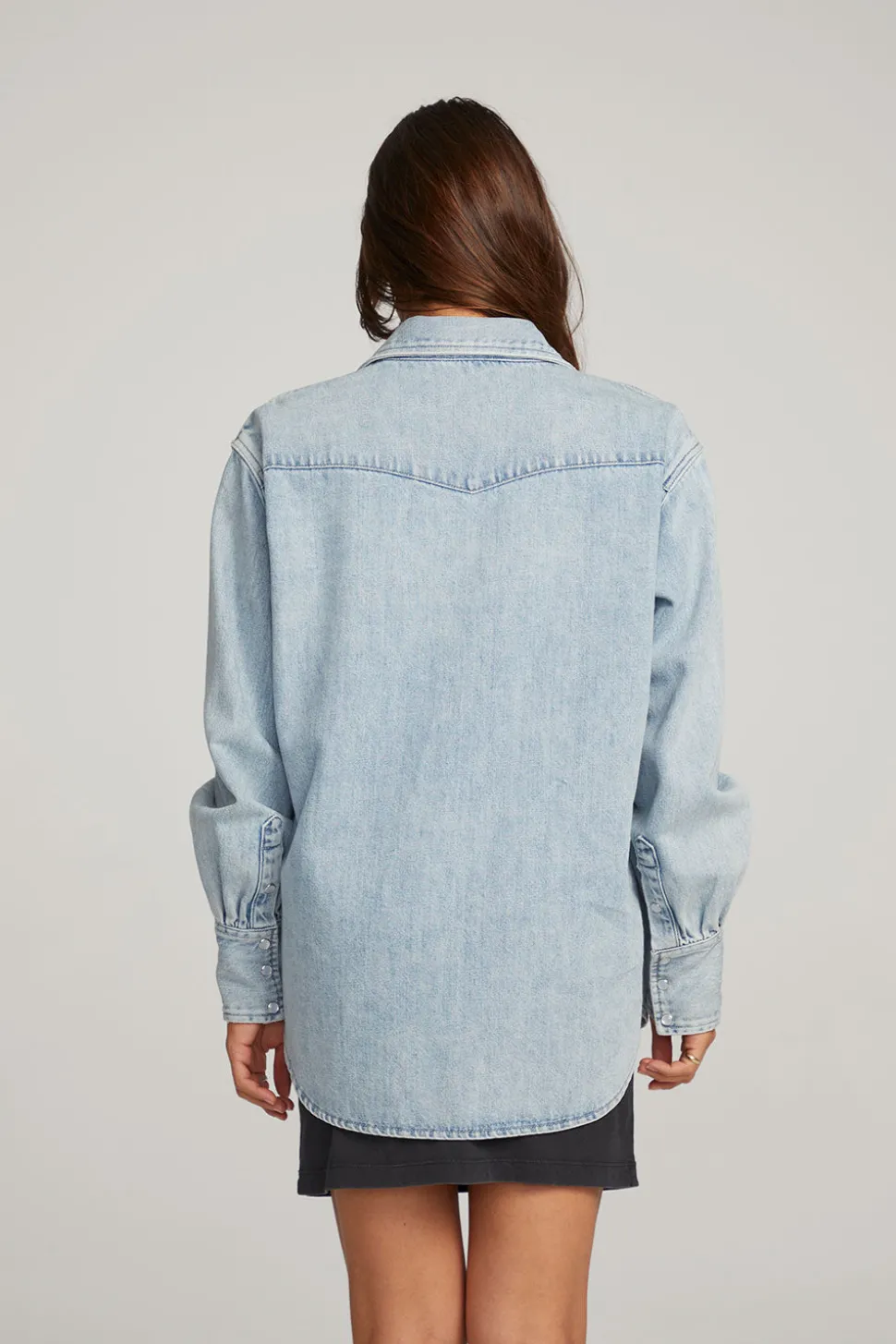 Chaser Brand Elk Classic Blue Button Down Sale