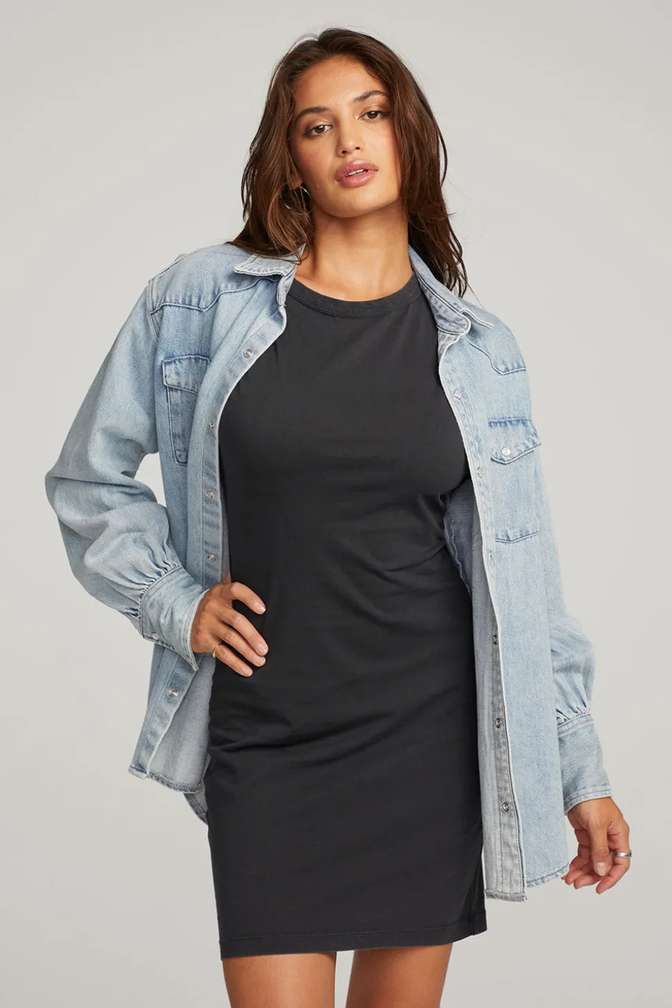 Chaser Brand Elk Classic Blue Button Down Sale