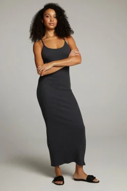 Chaser Brand Emma Black Maxi Dress New