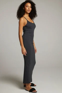 Chaser Brand Emma Black Maxi Dress New