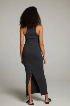 Chaser Brand Emma Black Maxi Dress New