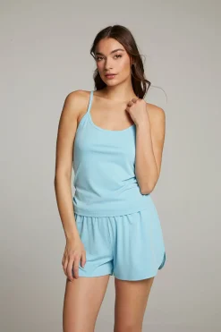 Chaser Brand Emma Clear Sky Tank Top Clearance