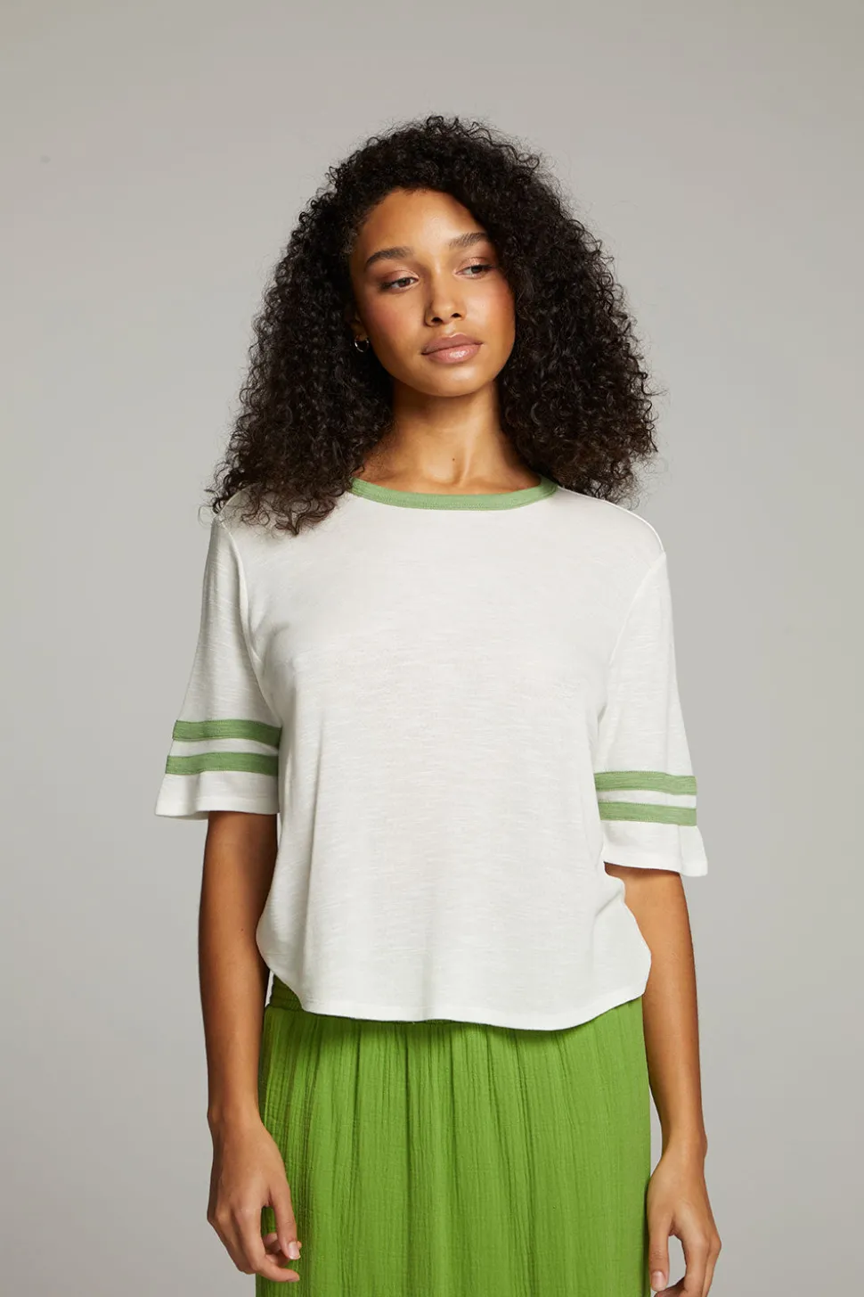 Chaser Brand Enrique White Short Sleeve Flash Sale