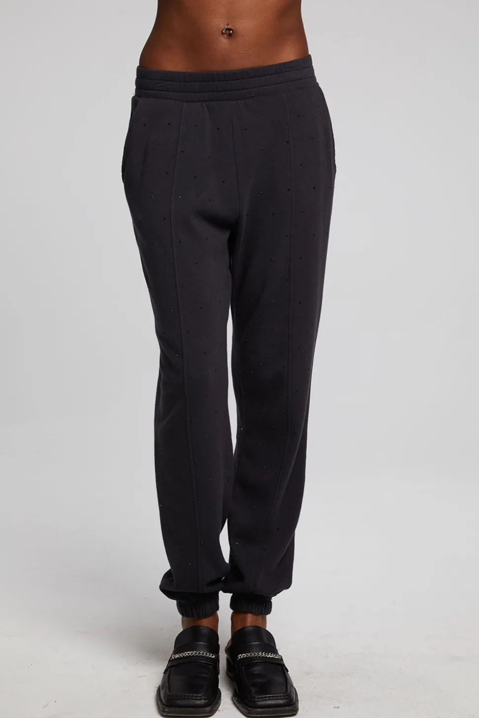 Chaser Brand Essential Licorice Jogger Flash Sale