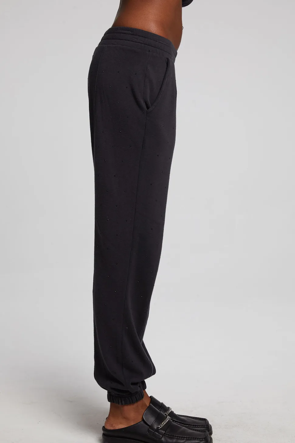 Chaser Brand Essential Licorice Jogger Flash Sale