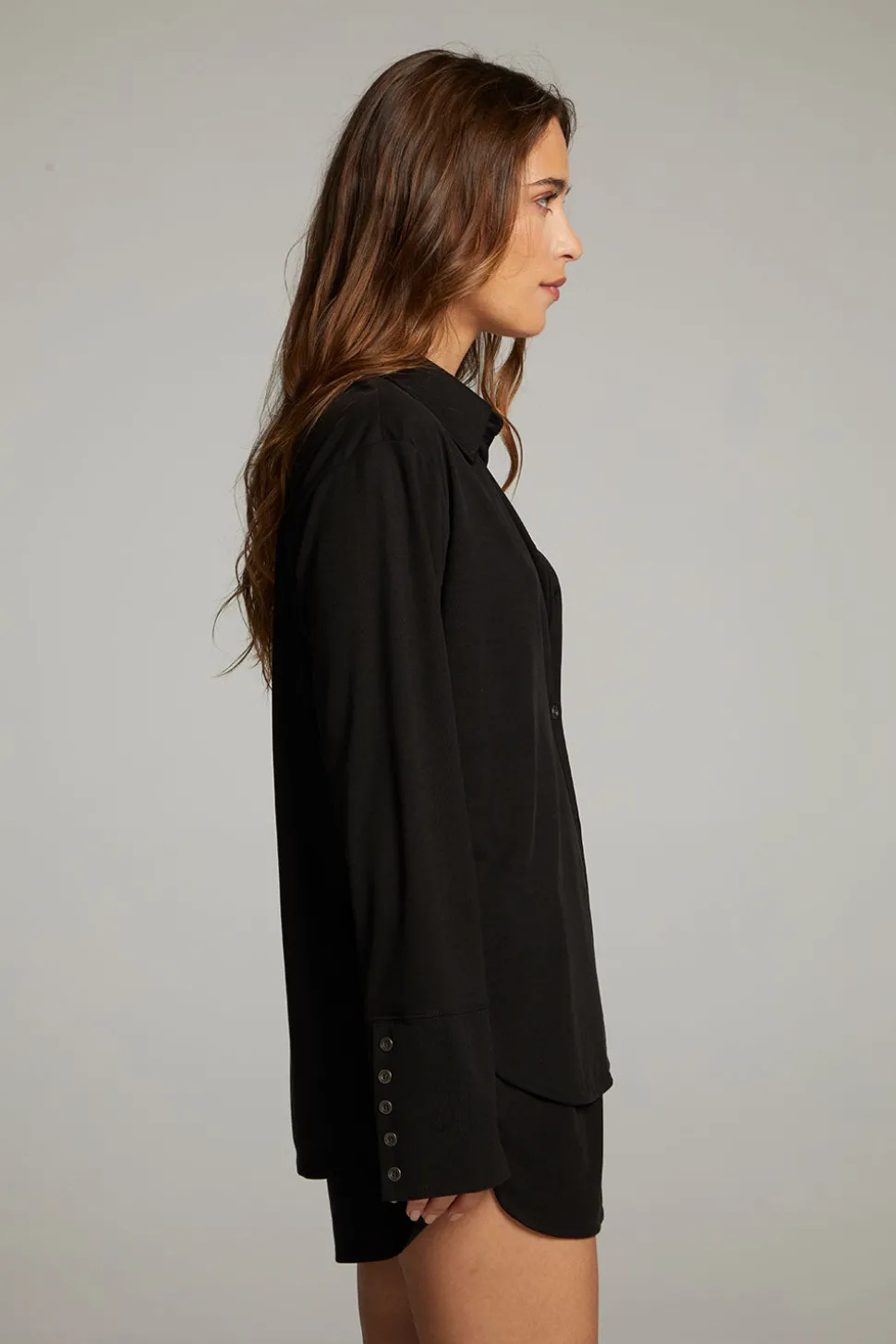 Chaser Brand Ethan Black Button Up Outlet