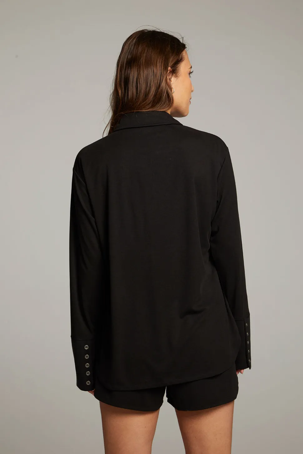 Chaser Brand Ethan Black Button Up Outlet