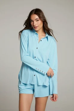Chaser Brand Ethan Clear Sky Button Up Shop