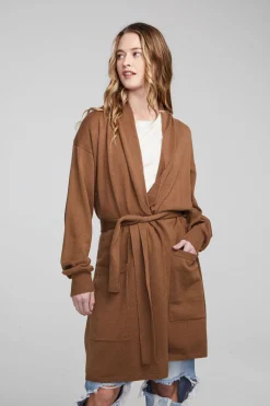 Chaser Brand Eve Deep Taupe Sweater Store