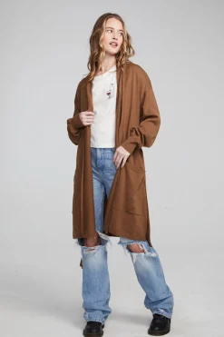 Chaser Brand Eve Deep Taupe Sweater Store