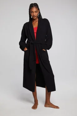 Chaser Brand Evee Maxi Licorice Cardigan Outlet