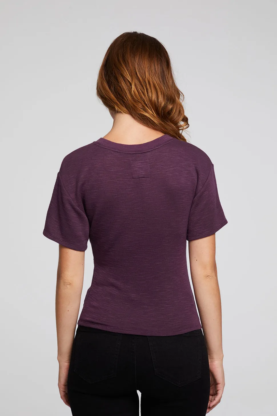 Chaser Brand Evelynn Plum Perfect Tee Cheap