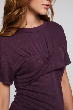 Chaser Brand Evelynn Plum Perfect Tee Cheap