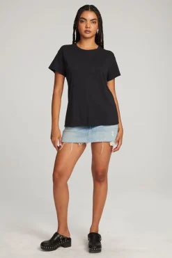 Chaser Brand Everyday Essential Black Crew Neck Tee Shop