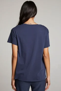 Chaser Brand Everyday Essential Canopy V Neck Tee New