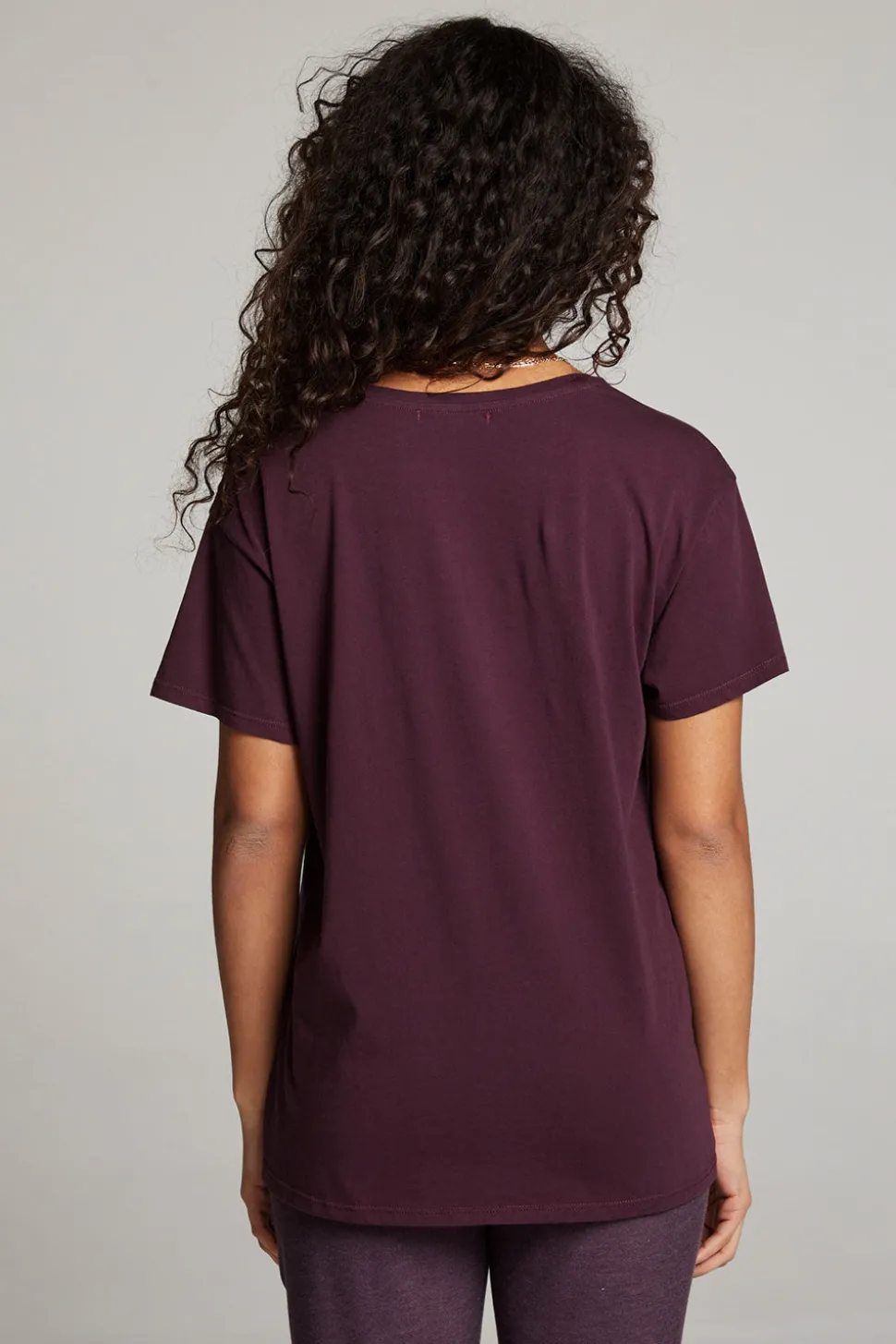 Chaser Brand Everyday Essential Plum Perfect V Neck Tee Shop