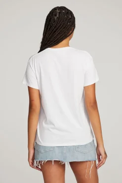 Chaser Brand Everyday Essential White Crew Neck Tee Clearance