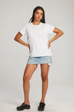 Chaser Brand Everyday Essential White Crew Neck Tee Clearance