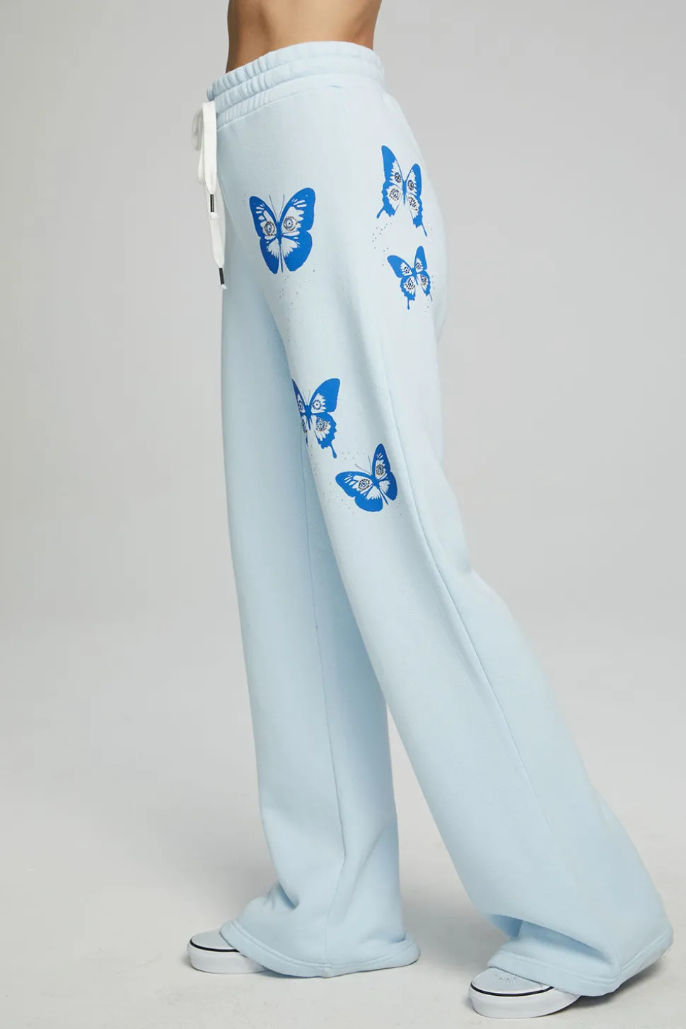 Chaser Brand Evil Eye Butterfly Pants Cheap