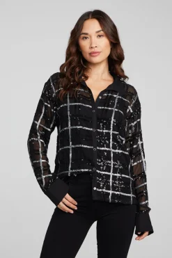 Chaser Brand Evory Fairfax Plaid Button Down Fashion