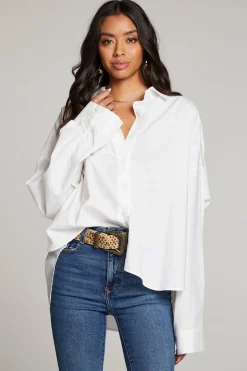 Chaser Brand Ezra White Button Up Discount