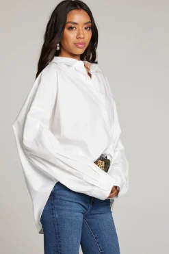 Chaser Brand Ezra White Button Up Discount