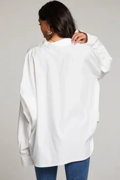 Chaser Brand Ezra White Button Up Discount