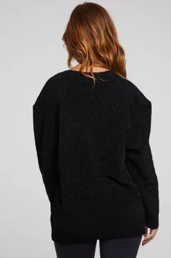 Chaser Brand Fairfax Licorice Cardigan Fashion