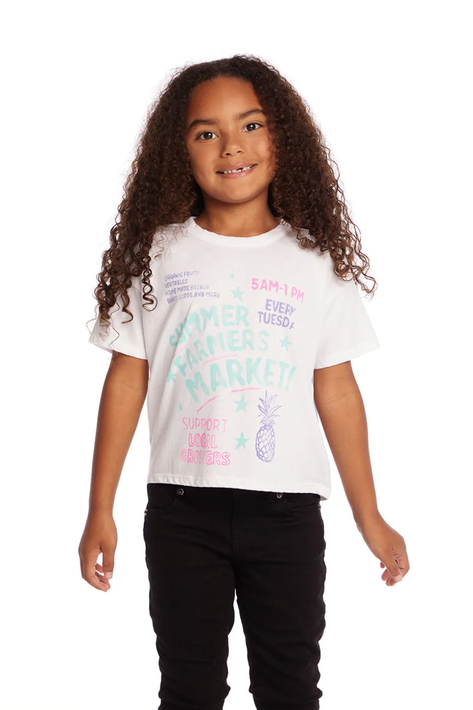 Chaser Brand Farmers Market Girls Tee Best Sale