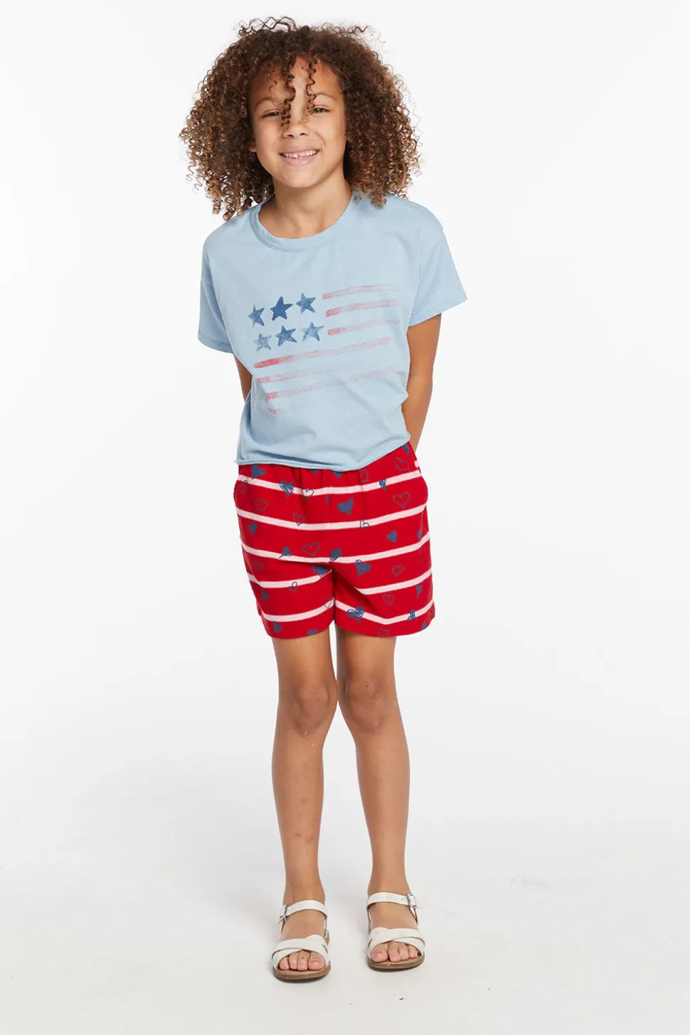Chaser Brand Flag Girls Tee Discount
