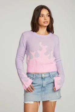 Chaser Brand Flame Sweater Flash Sale